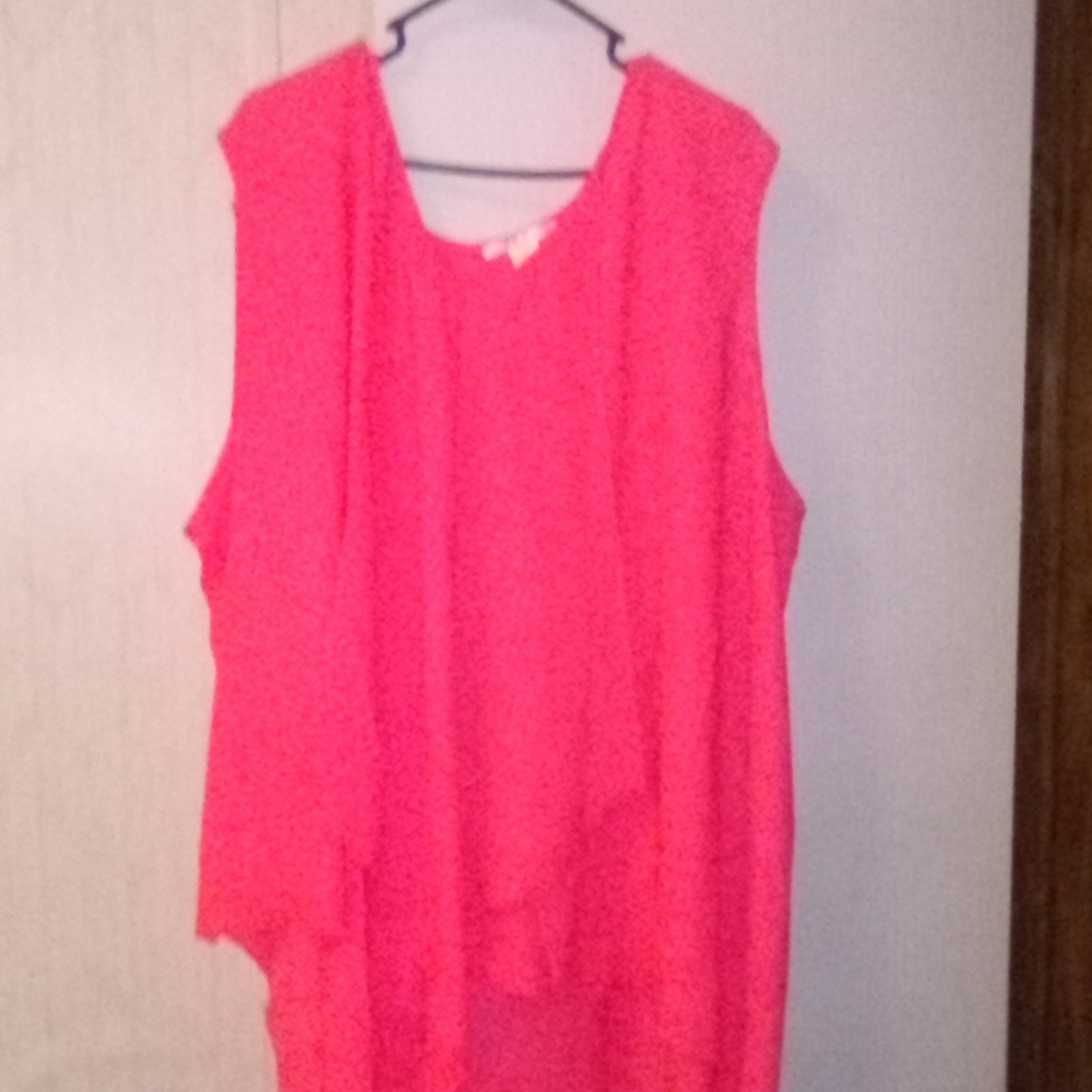 K.Jordan pink sleeveless blouse size 5x